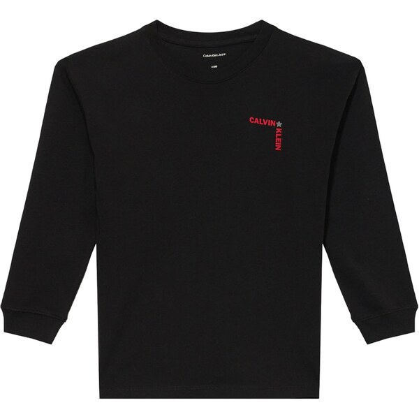 Calvin Klein Jeans Tričko tmavosivá / červená / čierna 66308637