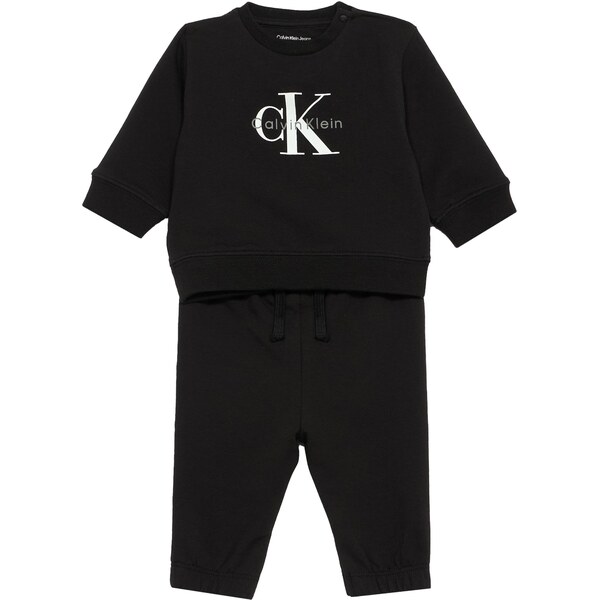 Calvin Klein Jeans Joggingová súprava sivá / čierna / biela 66308703