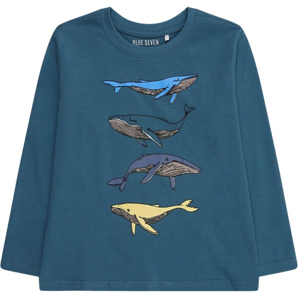 BLUE SEVEN Tričko námornícka modrá / tmavomodrá / žltá / čierna 66308732