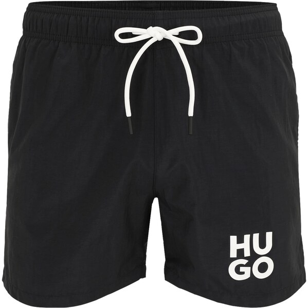 HUGO Plavecké šortky PAOLO čierna / biela 66308739