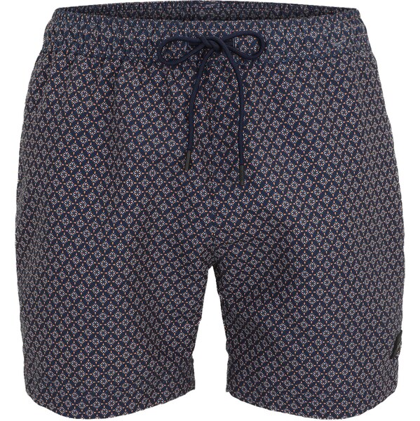 BOSS Plavecké šortky Vibe námornícka modrá / svetlomodrá / oranžová 66308754