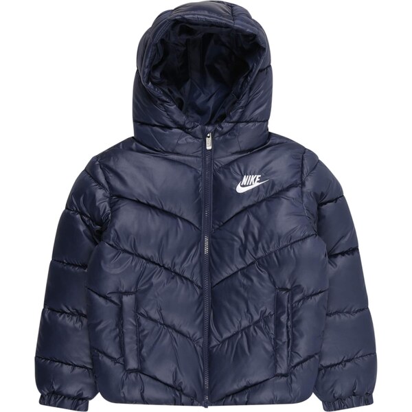 Nike Sportswear Zimná bunda námornícka modrá / biela 66308759