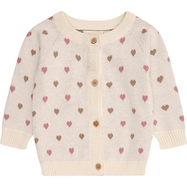 NAME IT Kardigán NBFSaran hnedá / sivobéžová / purpurová 66308768