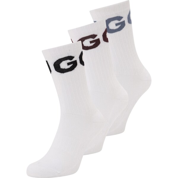 HUGO Ponožky Iconic modrá / hnedá / čierna / biela 66308907