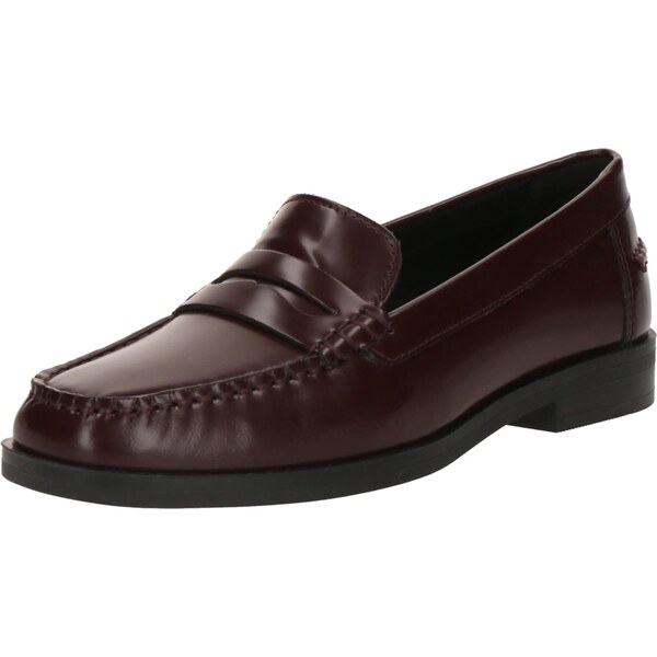 GEOX Mokasíny vínovo červená 66346455