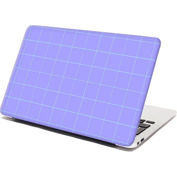 Sablio Samolepka na notebook Štvorcový vzor fialovej 65100053