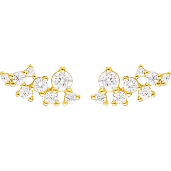 Olivie Strieborné náušnice NEŽNOSŤ GOLD 8800 52700768