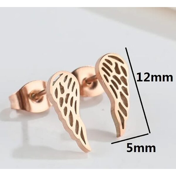 Oceľové náušnice Glare 624 66320884