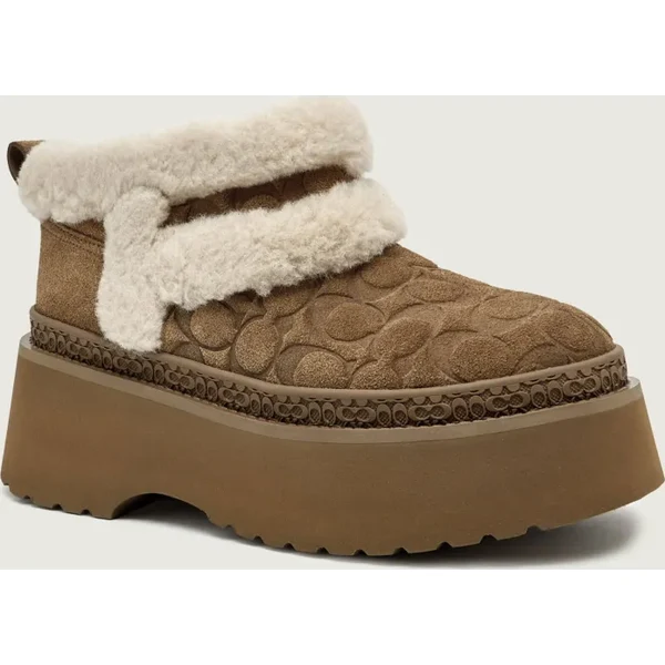 Coach Snehule CHRISTINA SIGNATURE | semiš | shearling 66321744