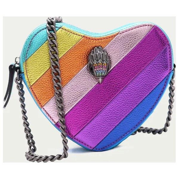 Kurt Geiger Kožená crossbody kabelka 690-KENSINGTON HEART 48117185