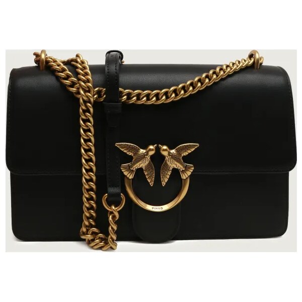 Pinko Kožená kabelka na rameno LOVE ONE CLASSIC 37766199