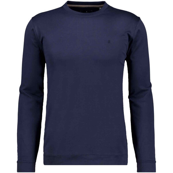 Pánske tmavomodré soft-knit tričko RAGMAN 66321797