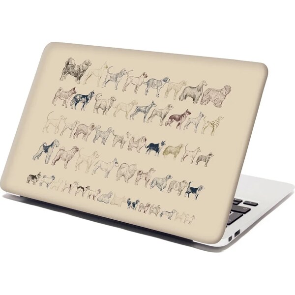 Sablio Samolepka na notebook Psie plemená 65098839