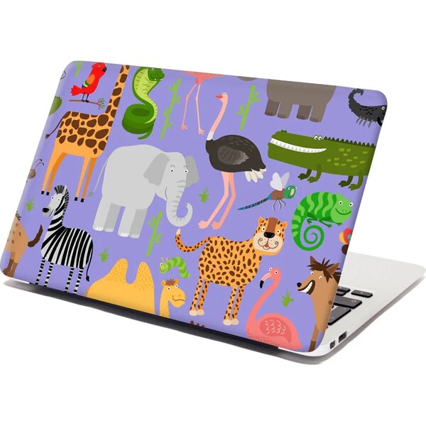 Sablio Samolepka na notebook Animované safari 65099795