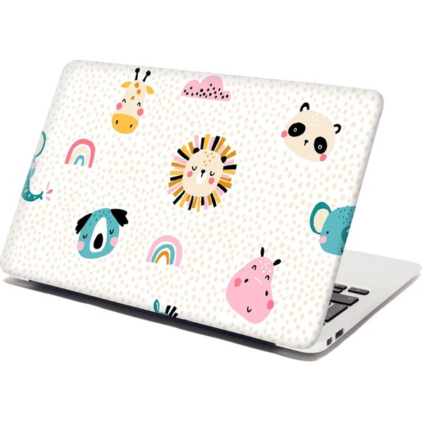 Sablio Samolepka na notebook Hroch, zebra a slnko 65100023