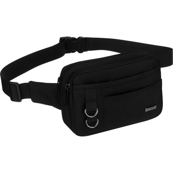 Peterson Pánska športová crossbody taška/ľadvinka v čiernej farbe, 66327490