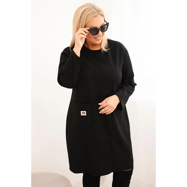 Kesi Dámske šaty 1965 Plus Size s vreckom a 3/4 rukávom 66362542