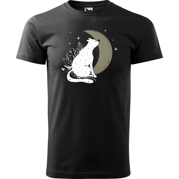 Sablio Tričko s potlačou Nočný mňau 65109478