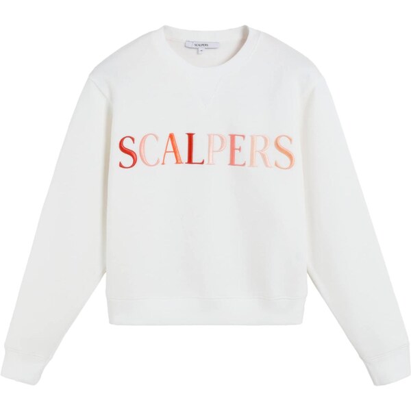 Scalpers Mikina oranžová / ružová / červená / biela 66330431