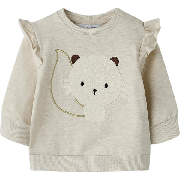 NAME IT Mikina NBFSOUND hnedá / zlatá / kamenná 66330487