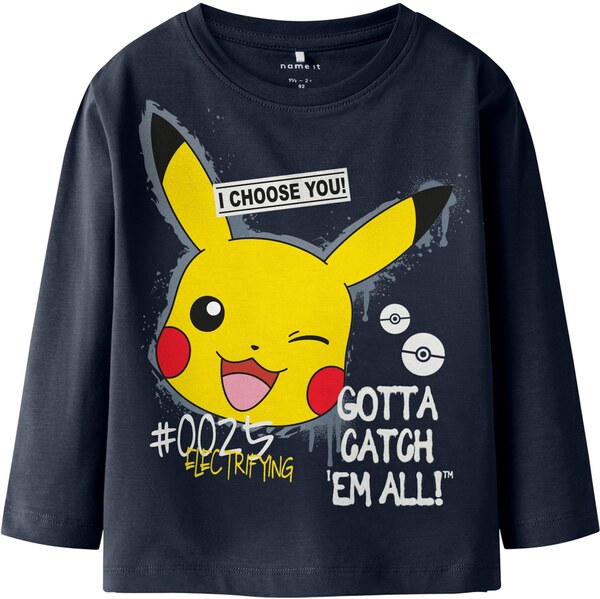 NAME IT Tričko NMMNor Pokemon námornícka modrá / tmavožltá / červená / 66330488