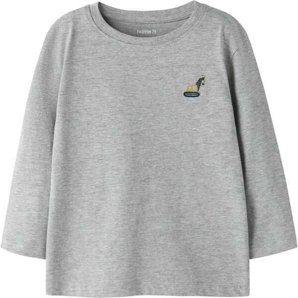 NAME IT Tričko NMMVIMPEL sivá / kaki / čierna 66330496
