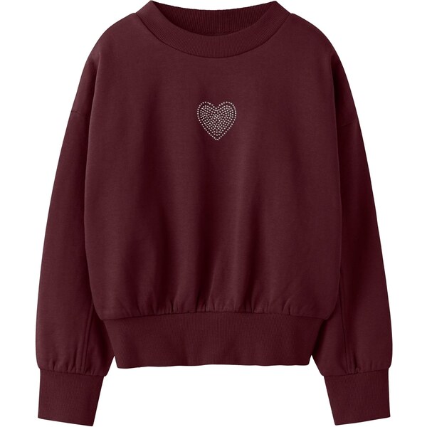 NAME IT Mikina NKFSHANDIE burgundská 66330505