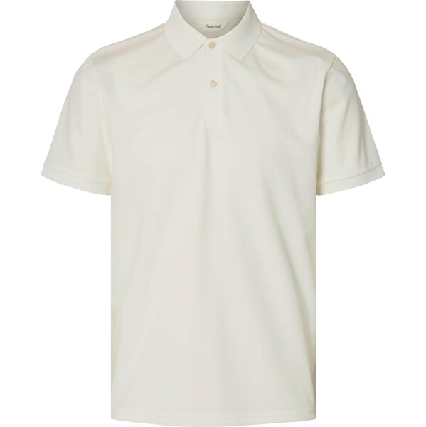 SELECTED Tričko SLHFAVE prírodná biela 66330716