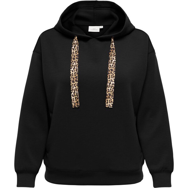 ONLY Carmakoma Mikina CARAlina béžová / hnedá / čierna 66330859