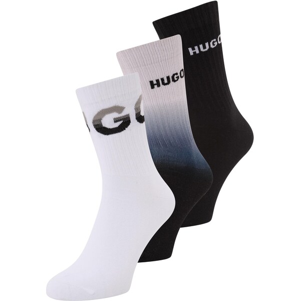 HUGO Ponožky námornícka modrá / zafírová / čierna / biela 66330873