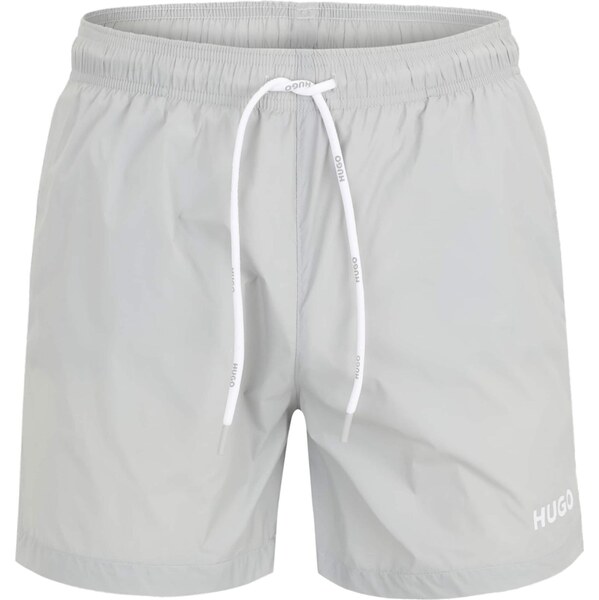 HUGO Plavecké šortky Haiti svetlosivá / biela 66330888