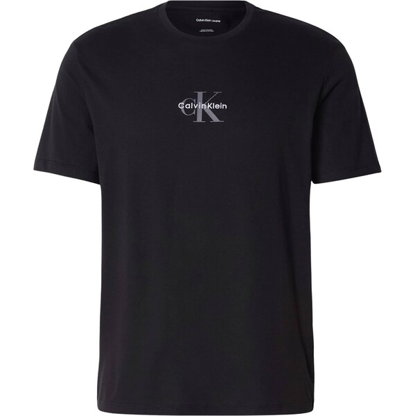Calvin Klein Jeans Tričko sivá / čierna / biela 66330905