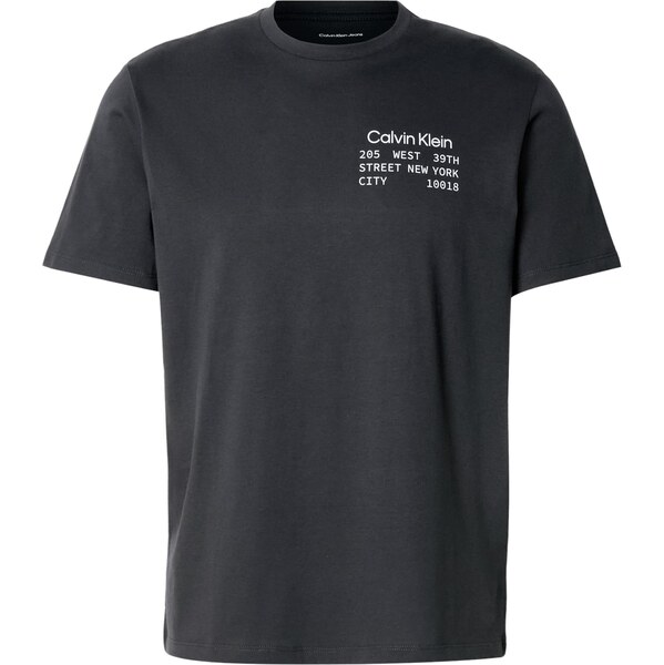 Calvin Klein Jeans Tričko tmavosivá / biela 66330906