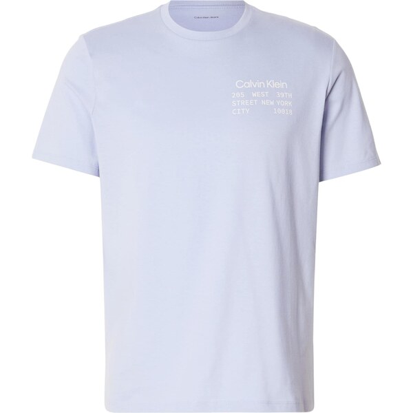 Calvin Klein Jeans Tričko pastelovo fialová / biela 66330913