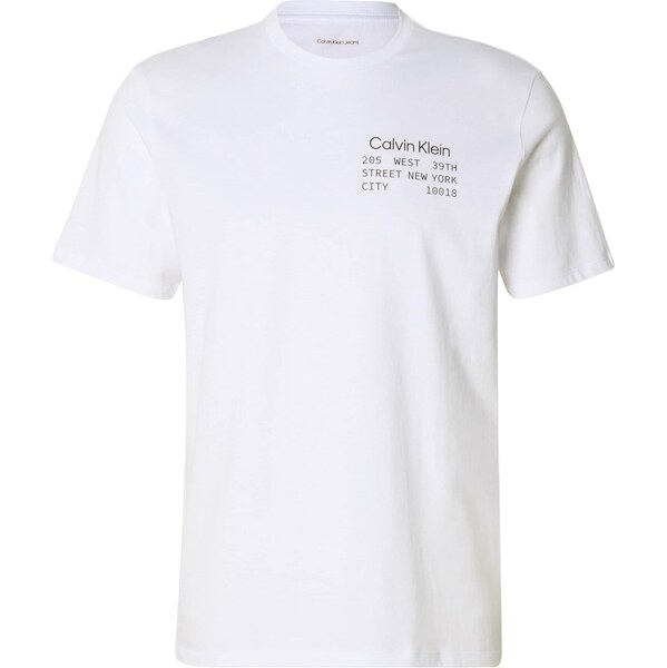 Calvin Klein Jeans Tričko čierna / biela 66330914