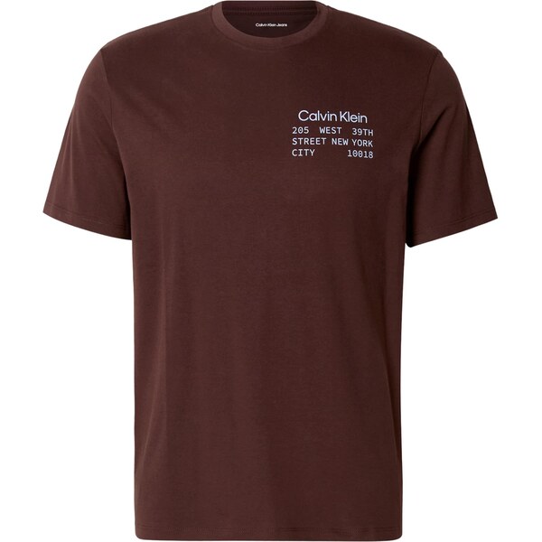 Calvin Klein Jeans Tričko 30S svetlomodrá / tmavohnedá 66330919