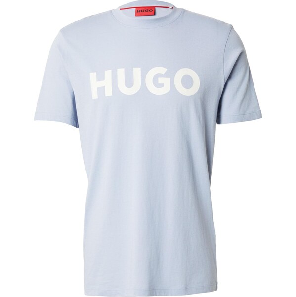 HUGO Tričko Dulivio svetlomodrá / biela 66330967