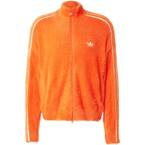 ADIDAS ORIGINALS Prechodná bunda oranžová / biela 66331009
