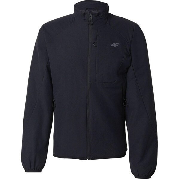 4F Outdoorová bunda čierna 66331032