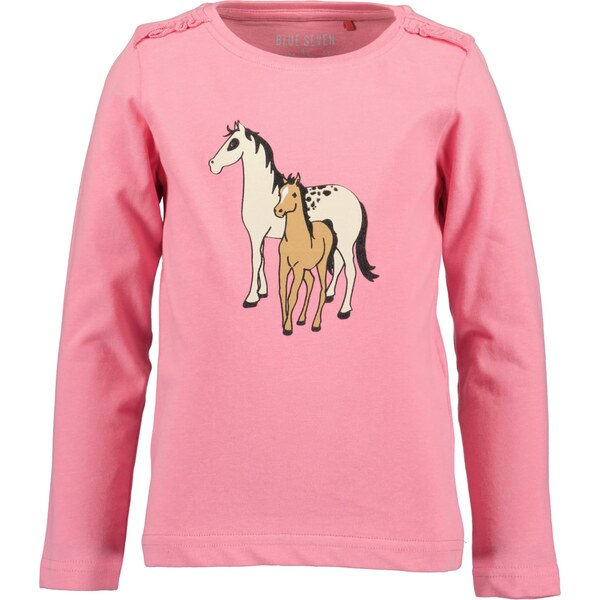 BLUE SEVEN Tričko farba ťavej srsti / svetlobéžová / svetloružová / 66331089