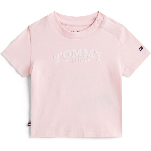 TOMMY HILFIGER Tričko ružová / biela 66331152