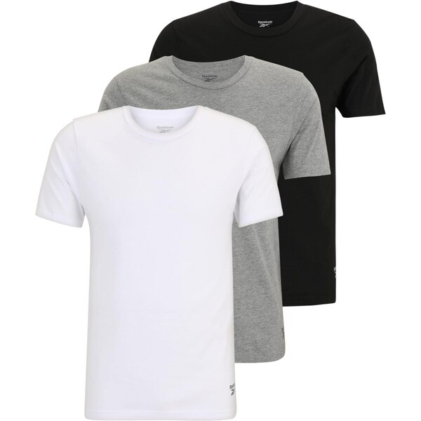 Reebok Tričko SANTO sivá / čierna / biela 66331163