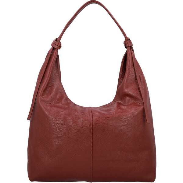 Dámska kabelka na rameno tmavo červená - Delami Vera Pelle Lionela 66363516