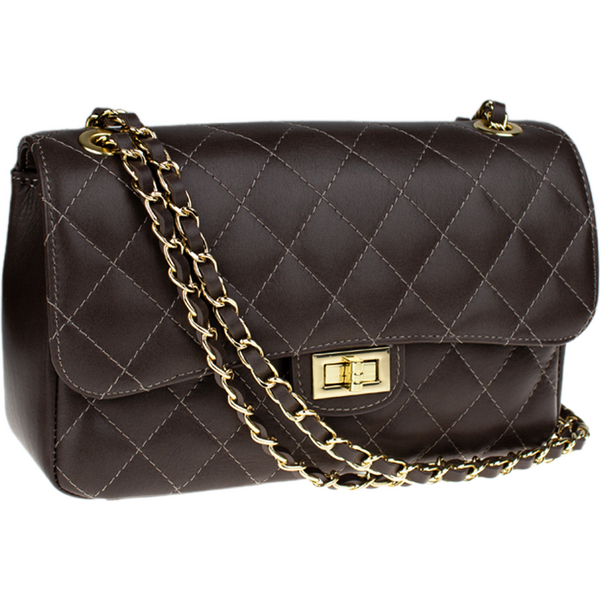 Sivá kožená talianska crossbody kabelka Eliana Grigia Smog NovaKabelka 66335413