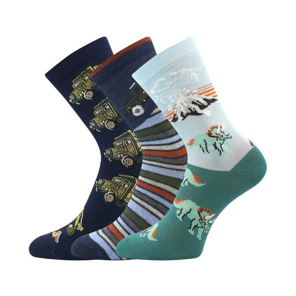 3PACK detské ponožky Boma viacfarebné (057-21-43 XVII - mix A) 35/38 66337310