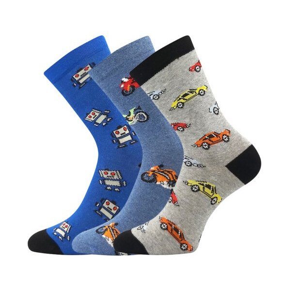 3PACK detské ponožky Boma viacfarebné (057-21-43 XVII - mix B) 20/24 66337311