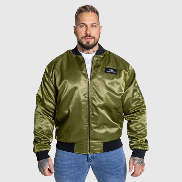 Bomber bunda Iron Aesthetics Maverick, zelená 29075267