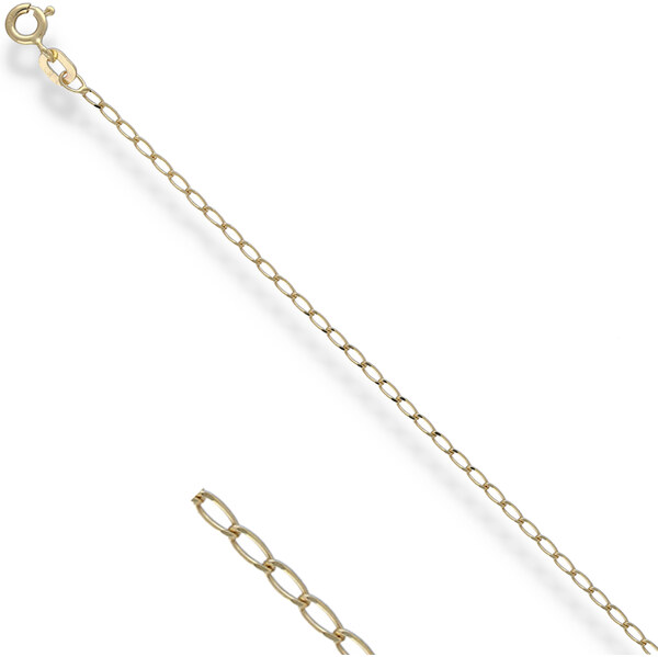 OLIVIE Retiazkový náramok zo žltého zlata Au 585/1000 66795557