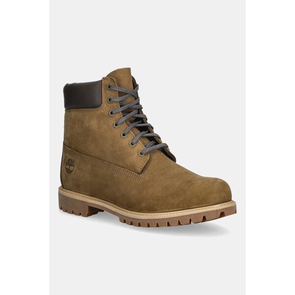 Nubukové čižmy Timberland Premium 6 Inch Lace Up Waterproof 66337074