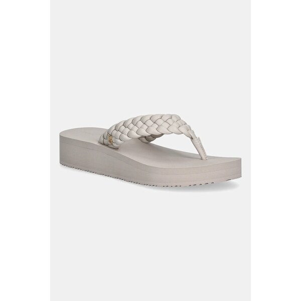 Šľapky Tommy Hilfiger TH WEDGE CORNROW BEACH SANDAL 66337076